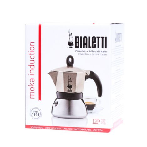 Bialetti Moka Induction 3 чаши злато