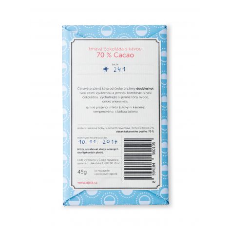 Шоколад Ajala - кафе 70%