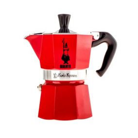 Bialetti Moka Express 3 мока кана червен