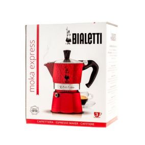 Bialetti Moka Express 3 мока кана червен 2