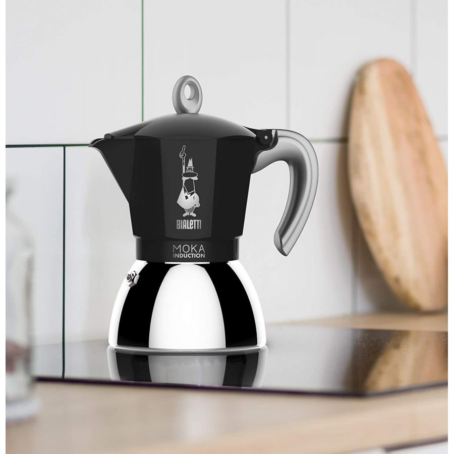 Bialetti Moka Induction 2 чаши черна НОВО