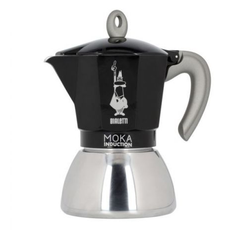 Bialetti Moka Induction 6 чаши черна НОВО