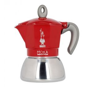 Bialetti Moka Induction 4 чаши червено