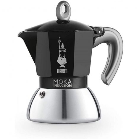 Bialetti Moka Induction за 2 чаши, черна, НОВА – УПОТРЕБЯВАНО / НАМАЛЕНО