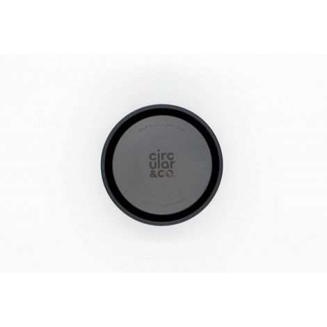 Кръгла чаша (rCup) Крем и черно 227ml