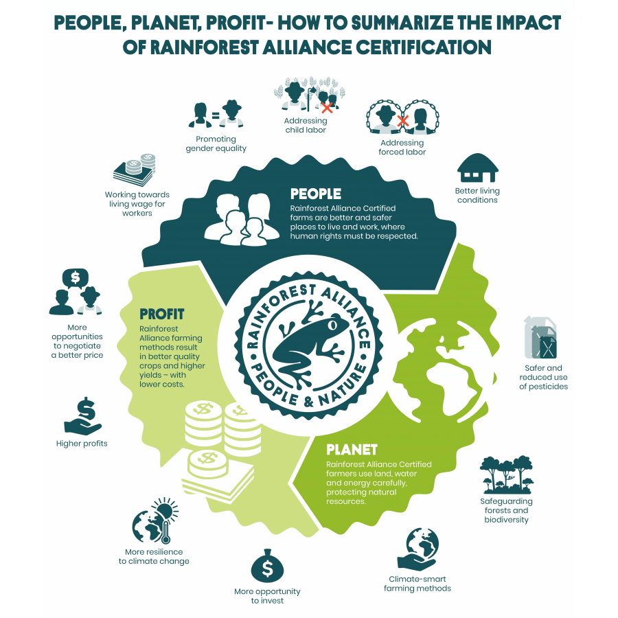 Brazil Fazenda Rainforest, кафе на зърна арабика