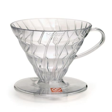 Hario Dripper V60 (VD-02T), прозрачен, пластмасов
