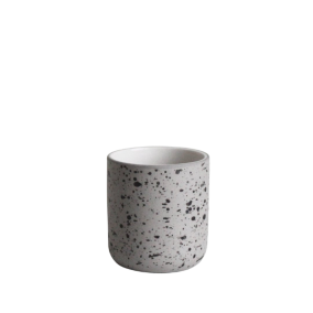 Чаша за еспресо в стил кафия 80 ml - сива