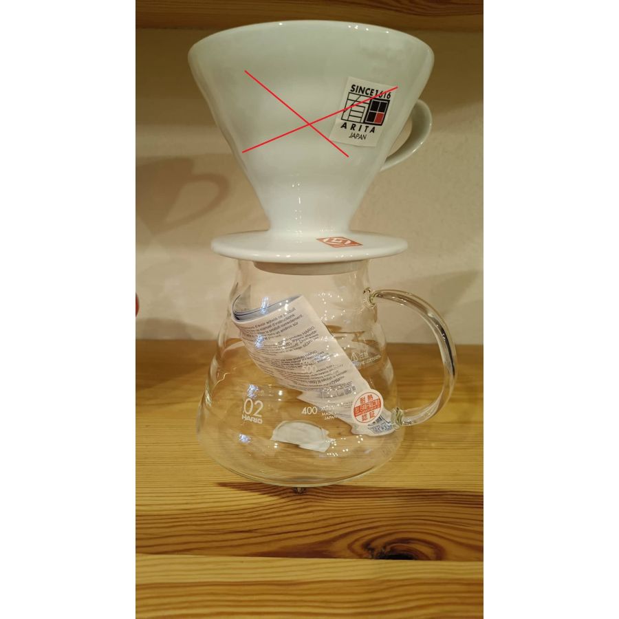 Hario V60 Range Server 600ml БЕЗ КАПАЧКА / ОТСТЪПКА