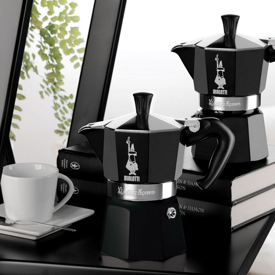 Bialetti Moka Express 3 мока кана черно