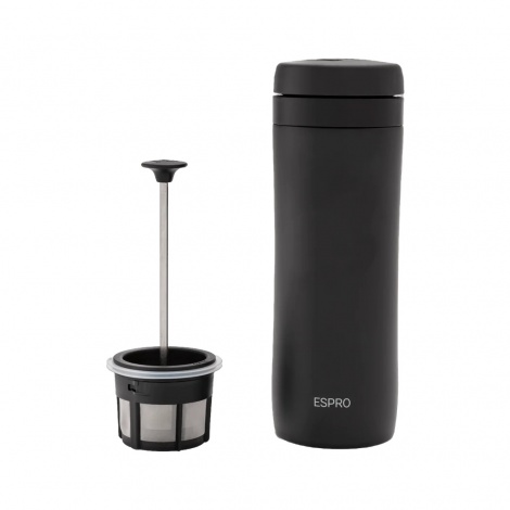 Frenchpress Espro P1 преса за пътуване 300ml сребърна