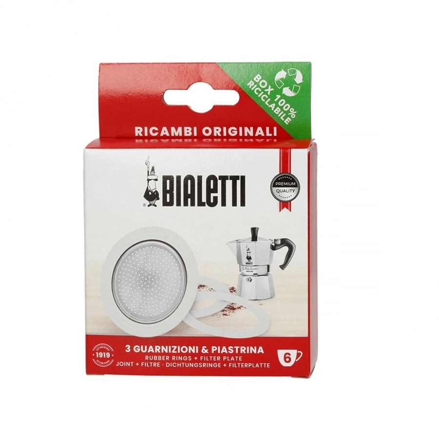 Уплътнение за алуминиева мока кана Bialetti 6 чаши
