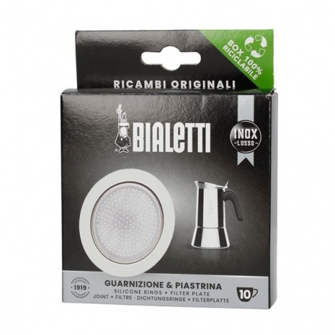 Уплътнение за мока кана Bialetti от неръждаема стомана 10 чаши