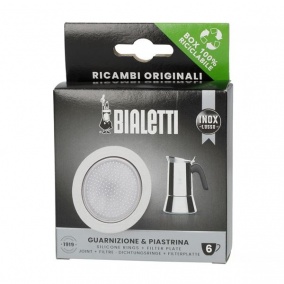 Уплътнение за мока кана Bialetti от неръждаема стомана 6 чаши