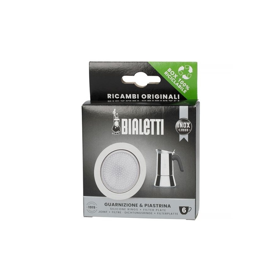 Уплътнение за мока кана Bialetti от неръждаема стомана 6 чаши