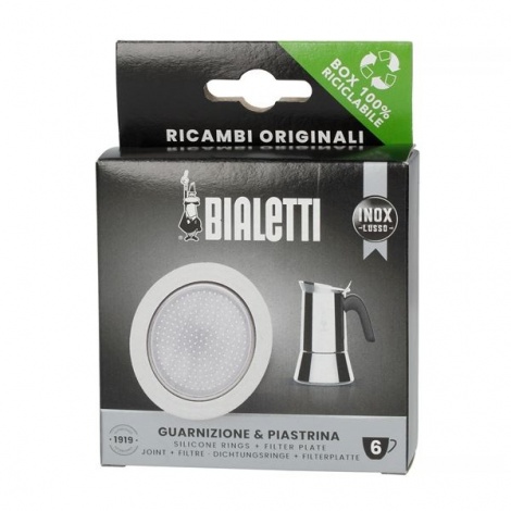 Уплътнение за мока кана Bialetti от неръждаема стомана 6 чаши