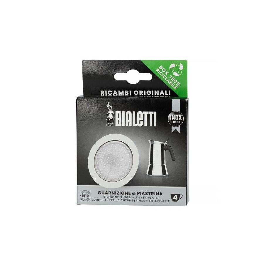 Уплътнение за мока кана Bialetti от неръждаема стомана 4 чаши