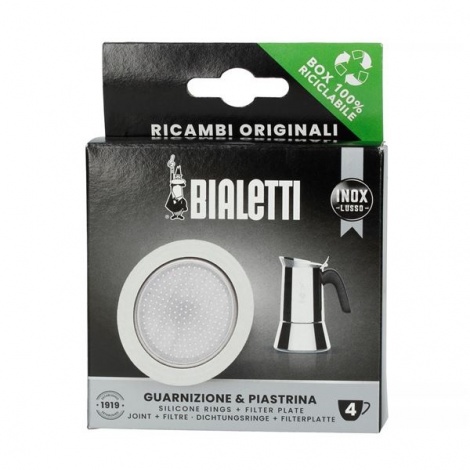 Уплътнение за мока кана Bialetti от неръждаема стомана 4 чаши