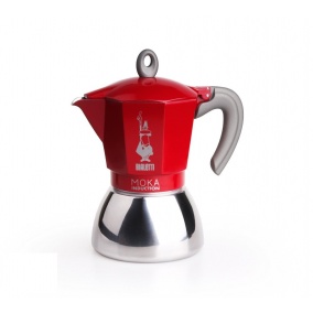 Bialetti Moka Индукция 6 чаши червено НОВО 2