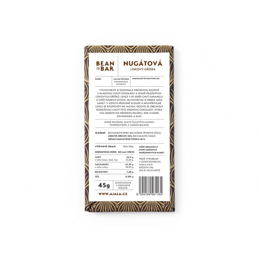 Шоколад Ajala 48% нуга лешник