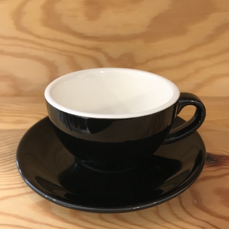 Чаша за капучино Kaffia 200ml - Черна