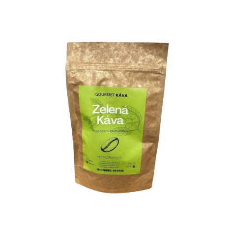 Зелено кафе 100 г, непечено кафе „green coffee“, на зърна