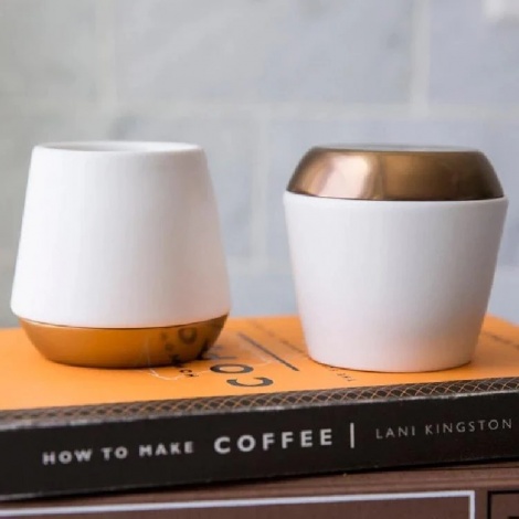 Керамична чаша Fellow Joey Double Wall 240 ml - бяла