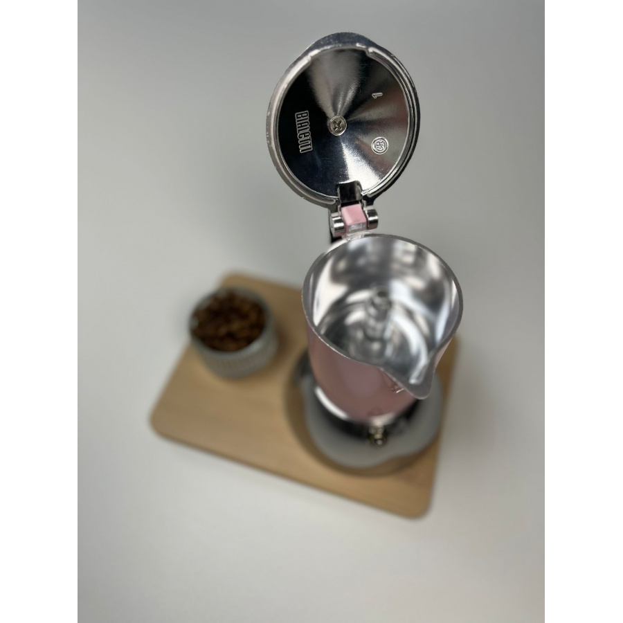 Bialetti Moka Induction Fiammetta - 2 чаши розово НОВО