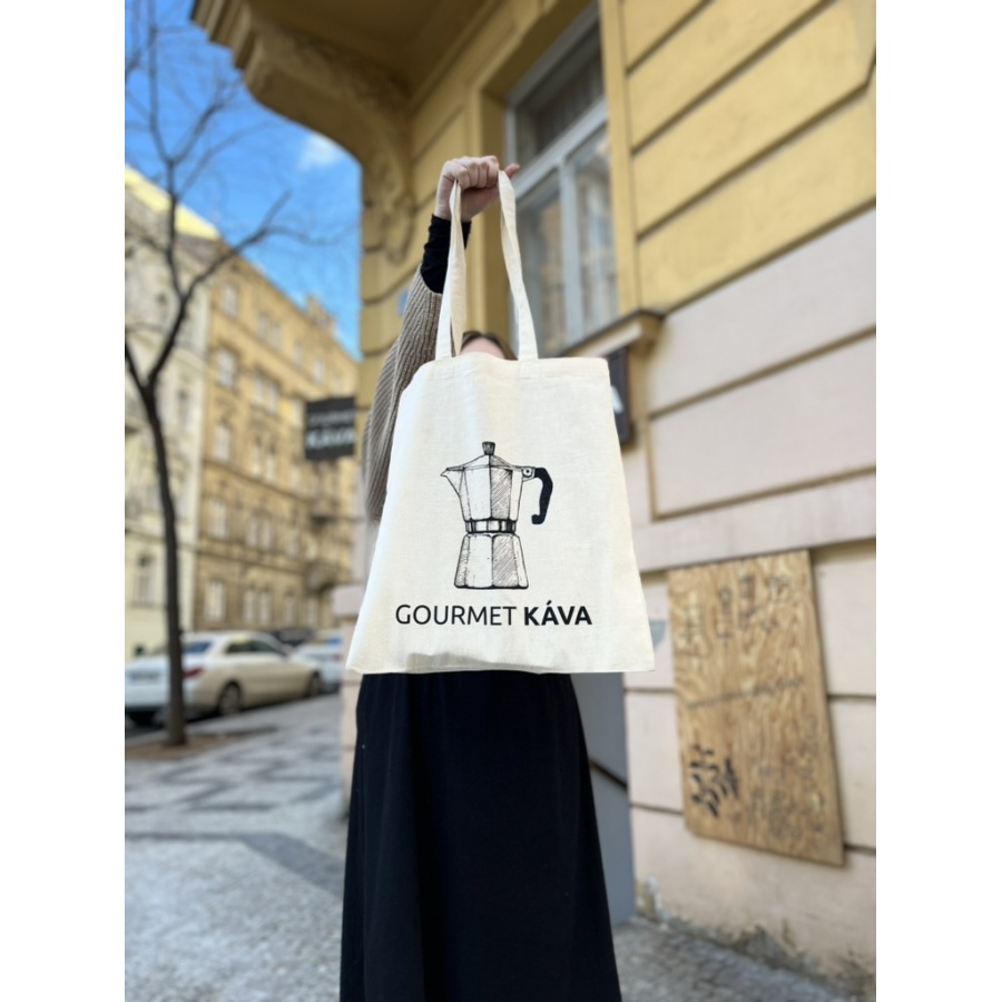 Платнена чанта - чайник мока