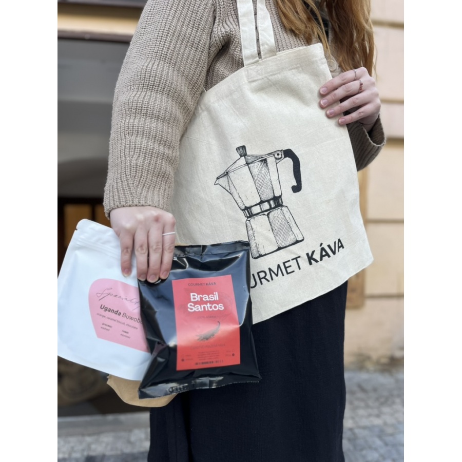 Платнена чанта - чайник мока