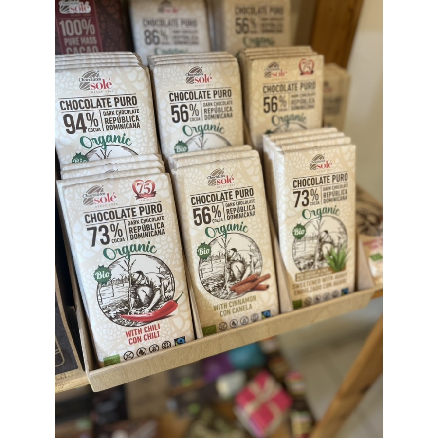 Шоколади Solé - 73% органичен шоколад с чили