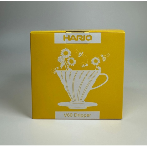 Hario Dripper V60 -02T Sunflower Yellow - пластмаса
