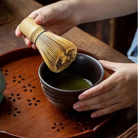 Бамбукова метличка за матча Kaffia Chasen