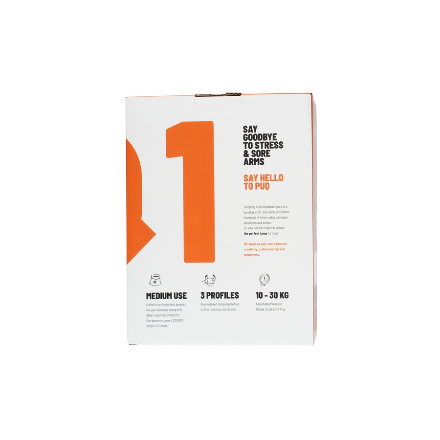 Автоматичен тампер PUQpress Q1 GEN5 58 мм - черен мат