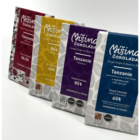 Шоколад Смесен шоколад, бял шоколад с ванилия, 40%