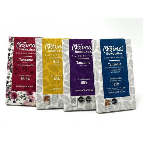 Шоколад Смесен шоколад, бял шоколад с ванилия, 40%