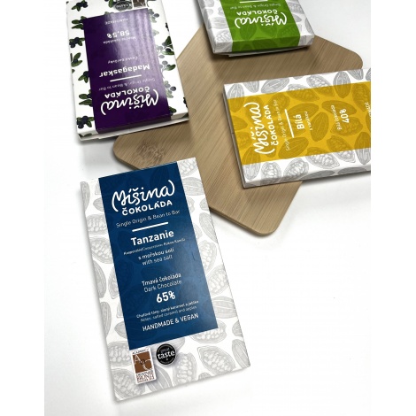 Шоколад Смесен шоколад, Танзания с морска сол, 65%