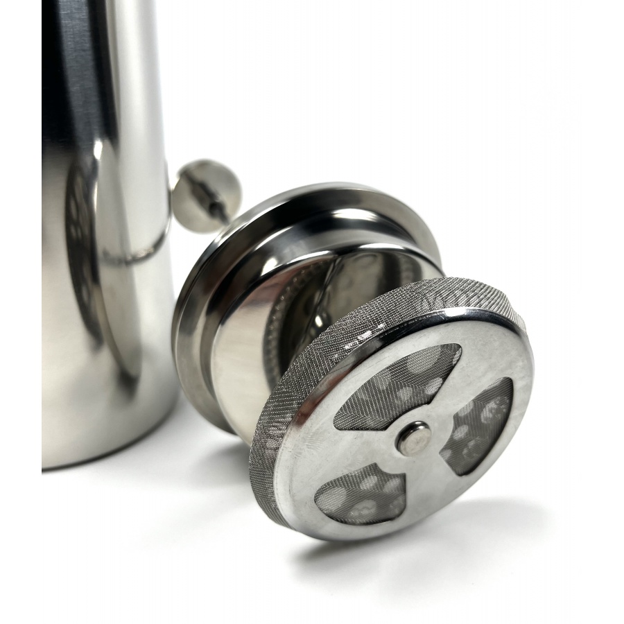 Френчпрес от неръждаема стомана 350ml Kaffia - сребърен