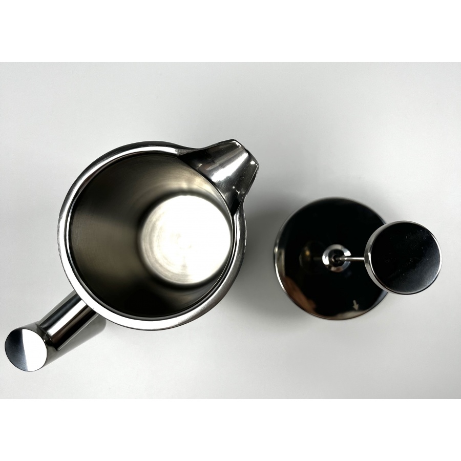 Френчпрес от неръждаема стомана 350ml Kaffia - сребърен