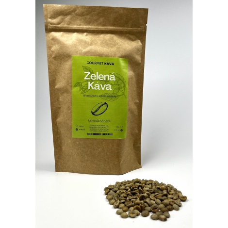 Зелено кафе 100 г, непечено кафе „green coffee“, на зърна
