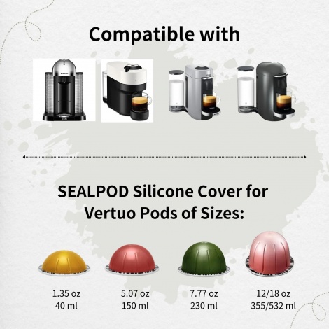 Резервна капачка за Sealpod за капсули Nespresso Vertuo® от неръждаема стомана