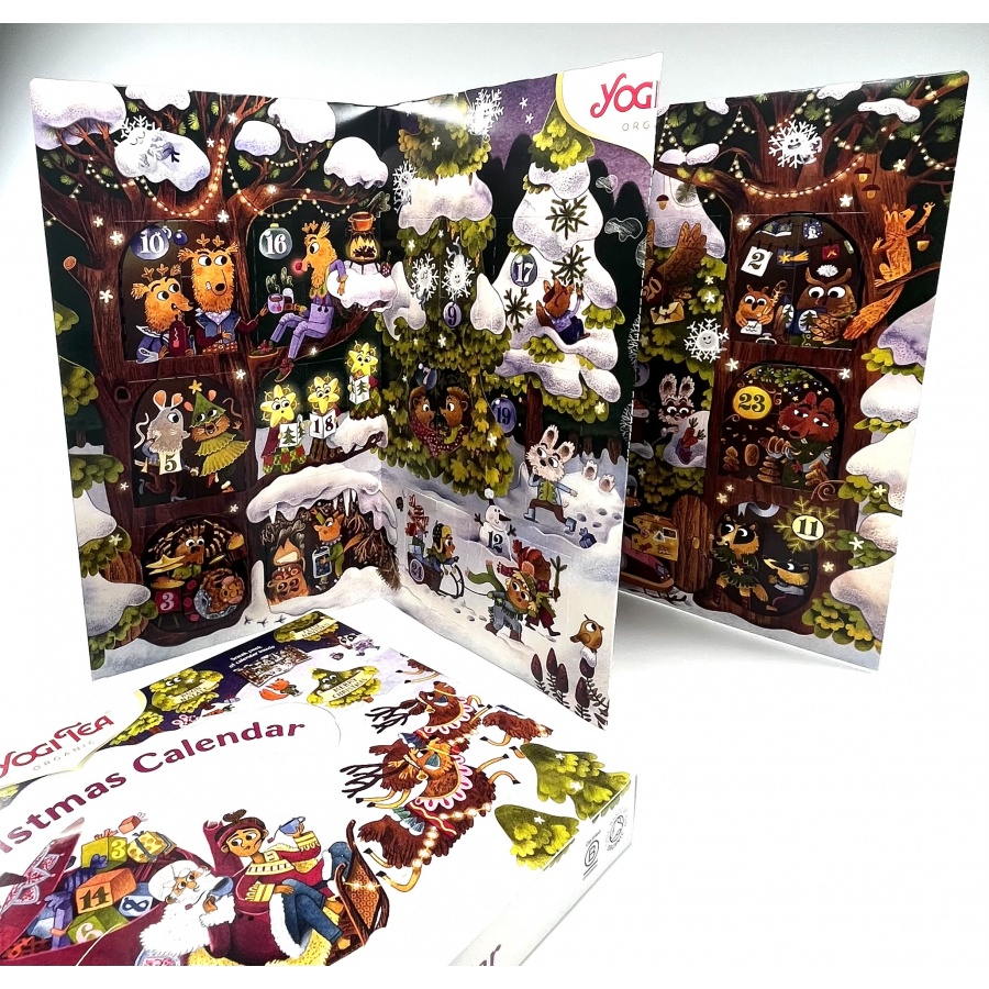 Органичен коледен адвент календар Yogi Tea 45,9 g