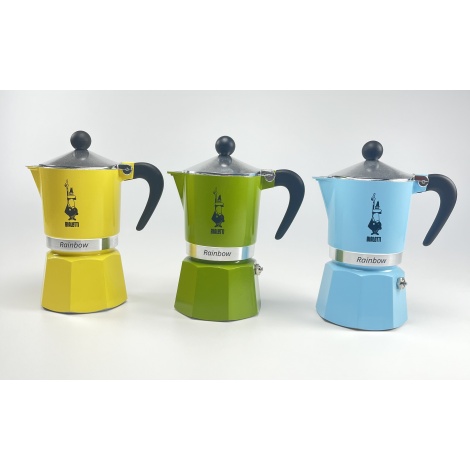 Bialetti Rainbow 3 синя кана за мока