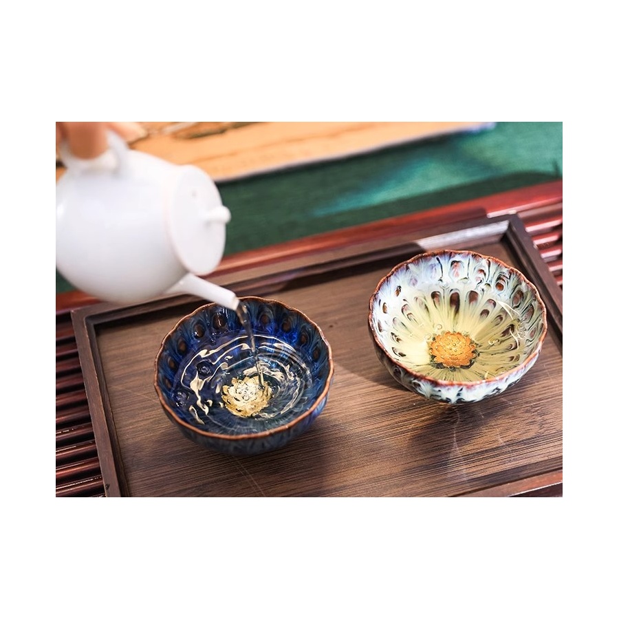 Чаши с цвят на кафия - Подаръчен комплект