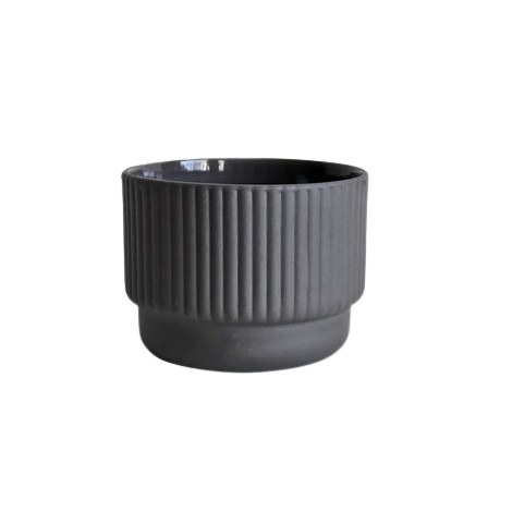 Чаша за капучино Kaffia Style 230 ml - тъмно сива