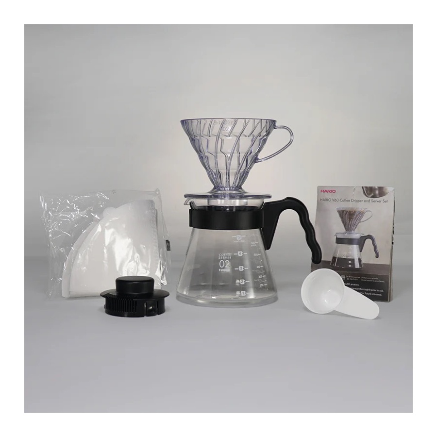 Hario V60 Pour Over Craft - черен (VCND-02B-EX)
