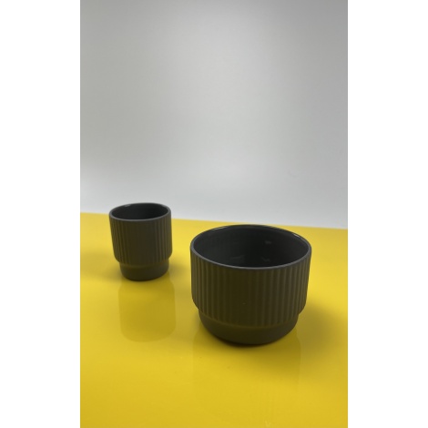 Чаша Kaffia Style еспресо 60 ml - тъмно сивоá