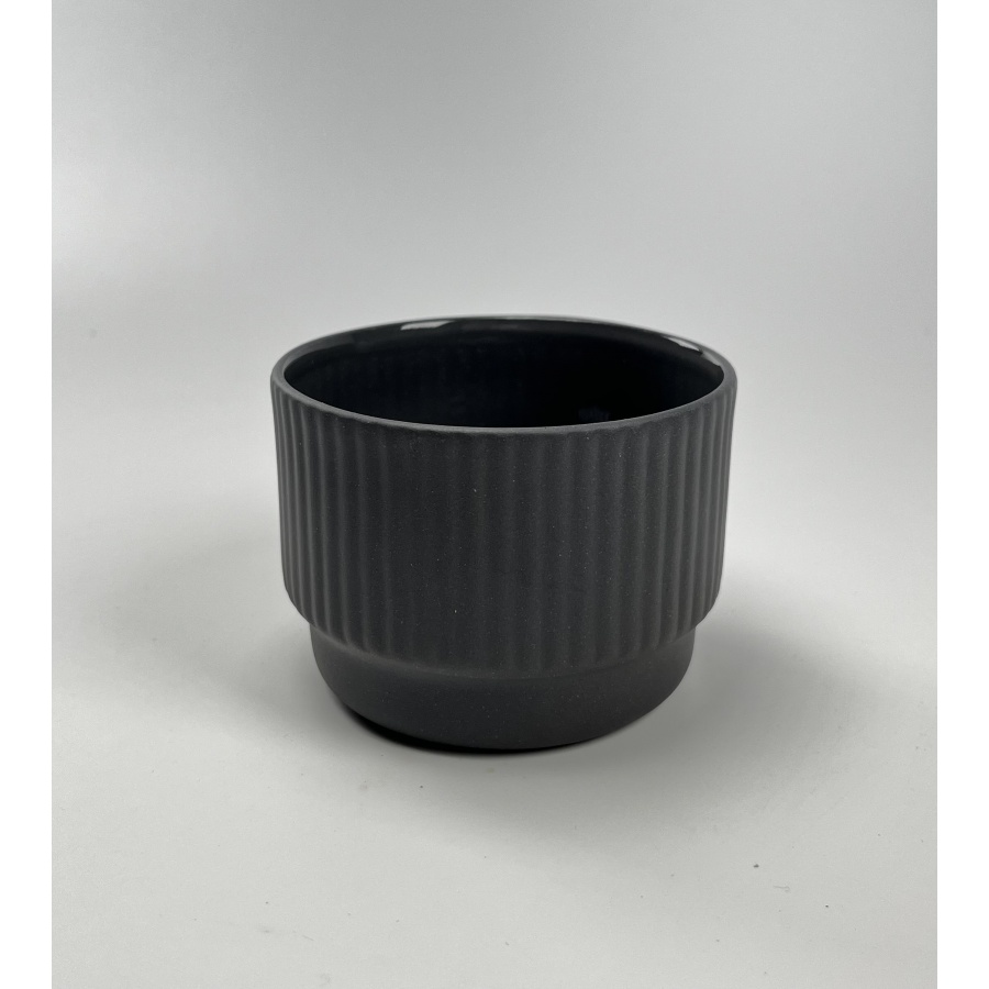 Чаша за капучино Kaffia Style 130 ml - тъмно сиво