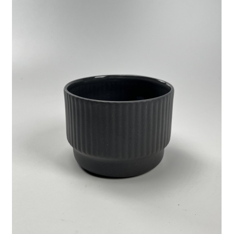 Чаша за капучино Kaffia Style 230 ml - тъмно сива