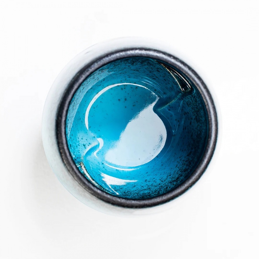 Icosa Avensi Wave Керамична чаша AERESSO Atlantis Blue 180 ml